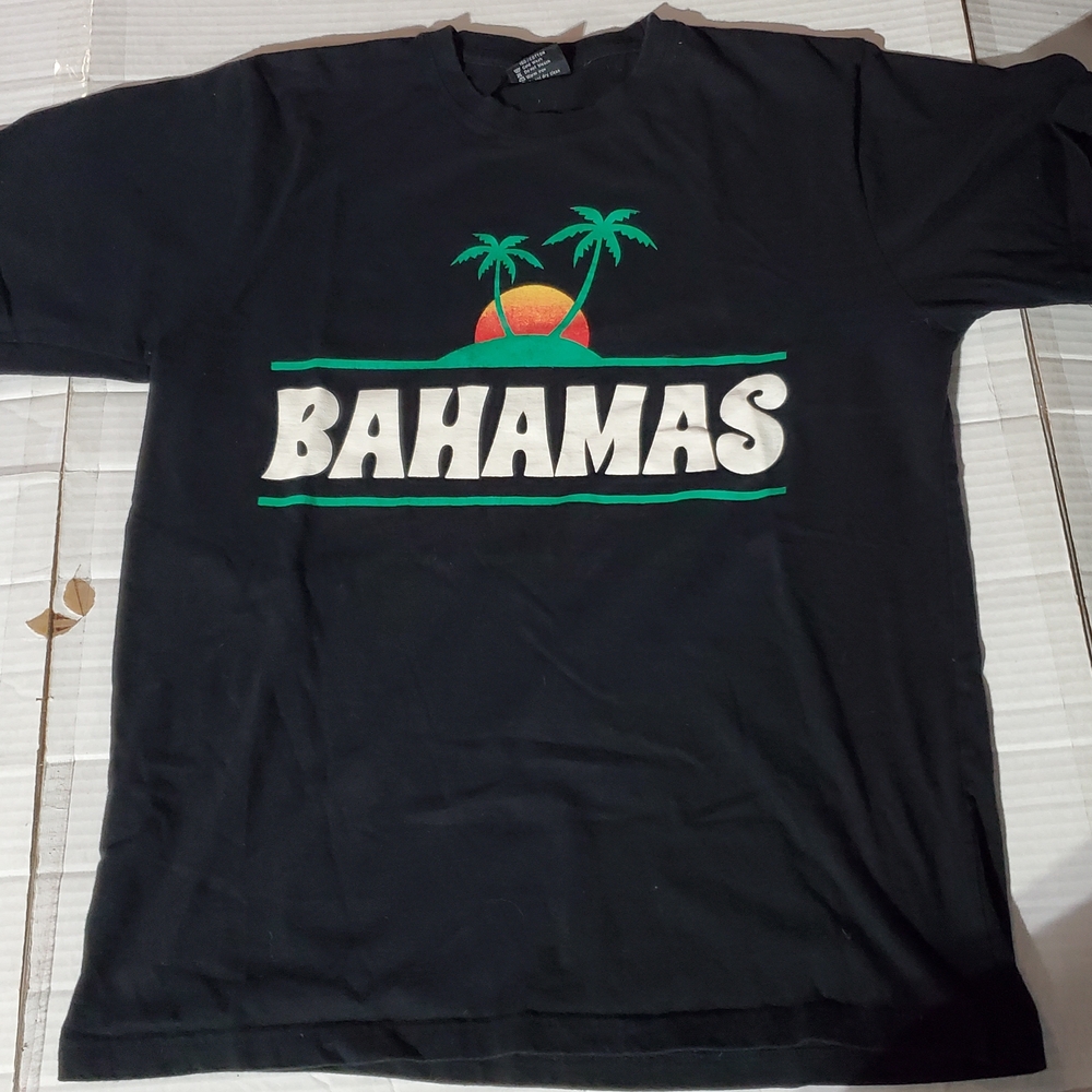 Gildan Black Bahamas Sunset Tee